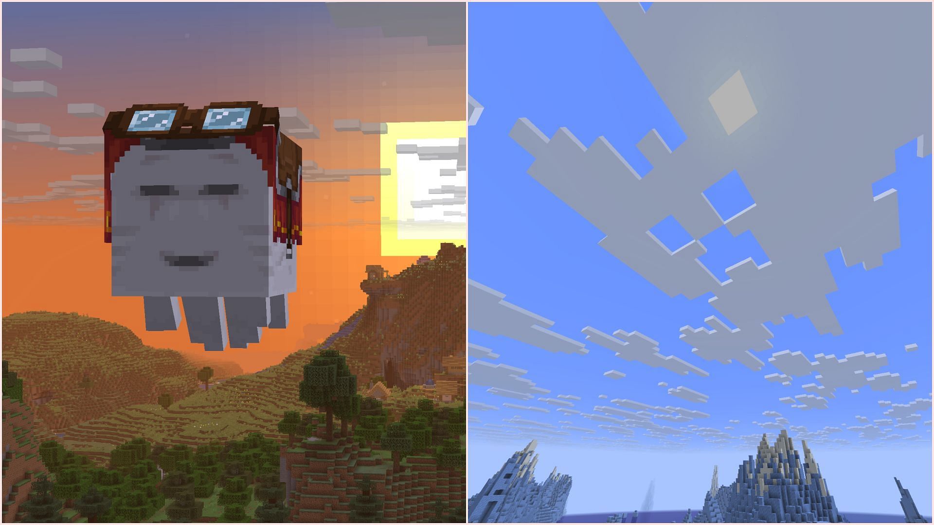 Some features in Chase the Skies were completely unexpected (Image via Sportskeeda Gaming || Mojang Studios)