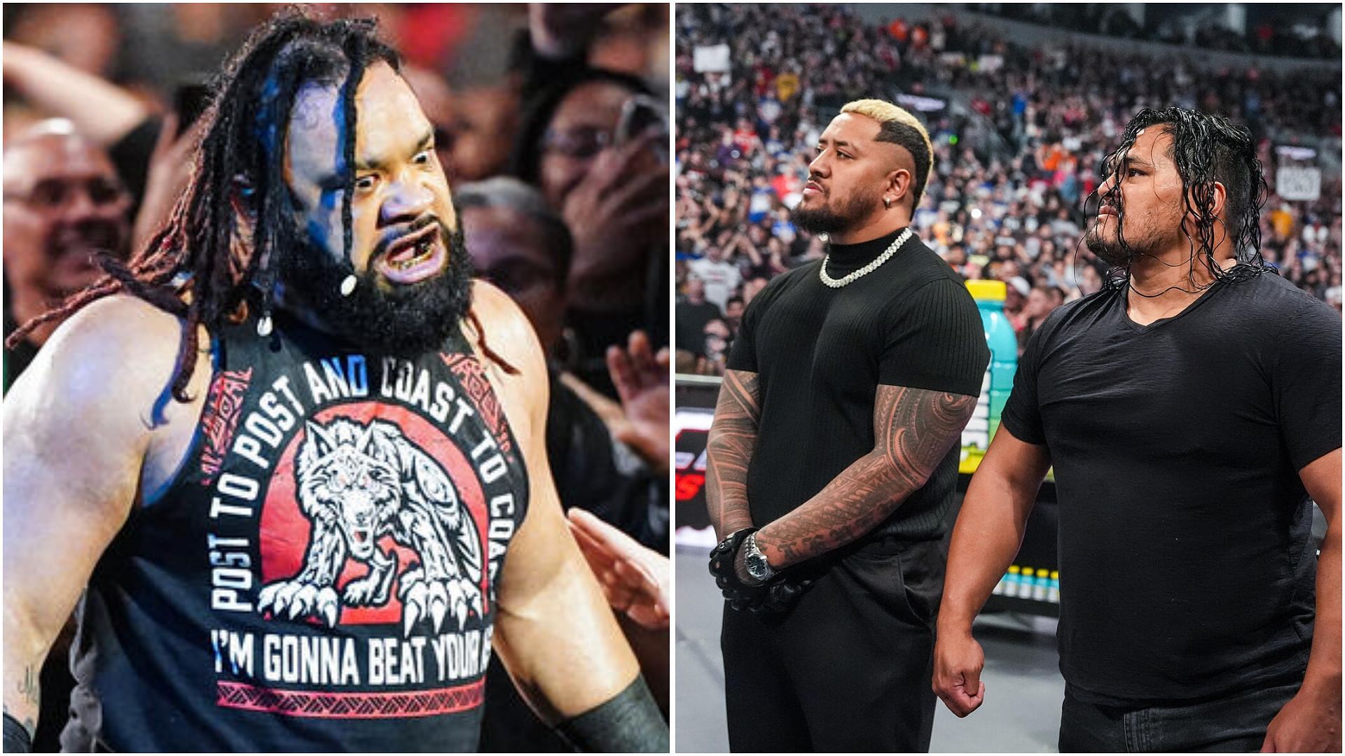 Jacob Fatu, Solo Sikoa and JC Mateo. (Photos: WWE.com)