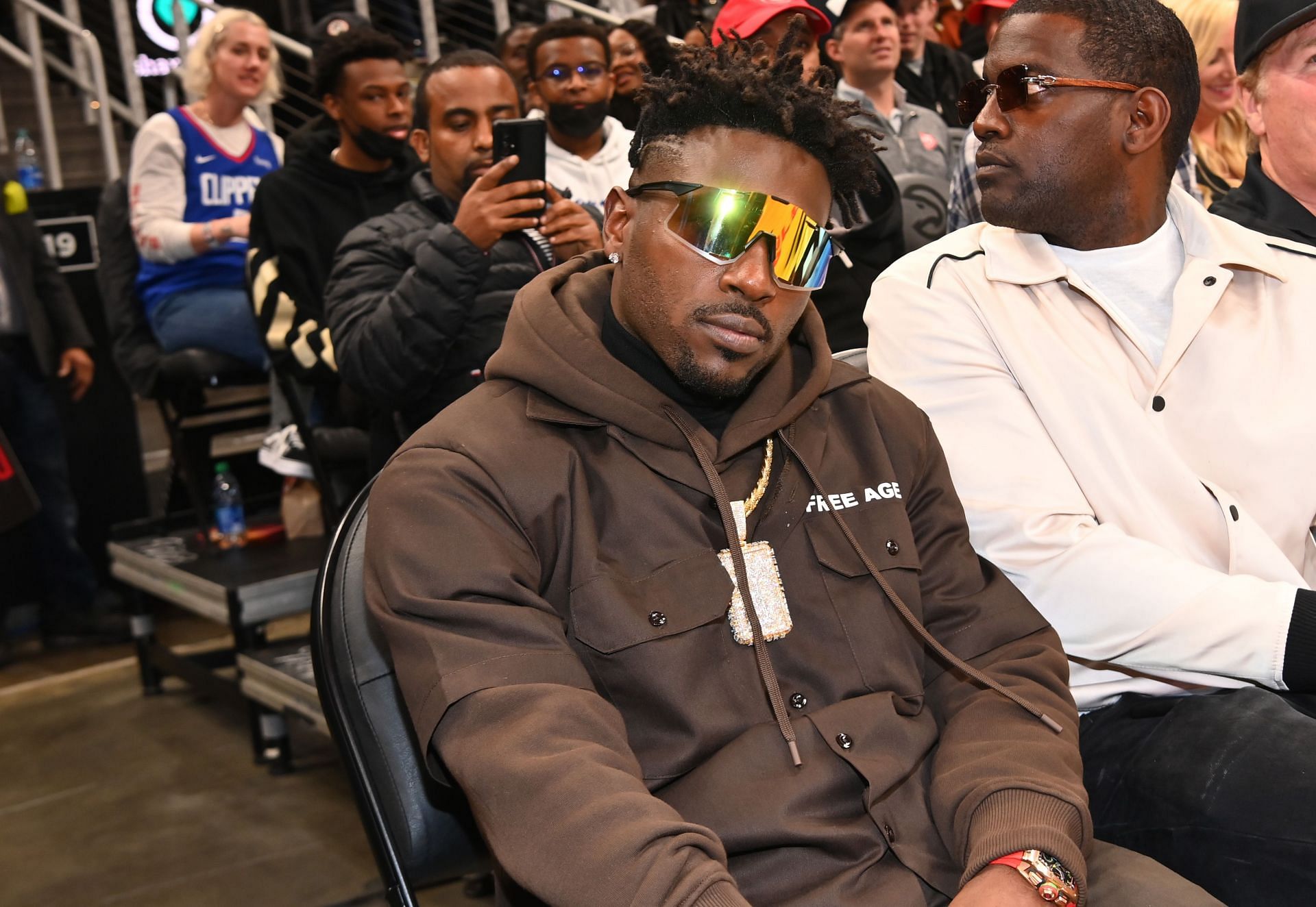 Celebrities Attend Los Angeles Clippers v Atlanta Hawks - Source: Getty