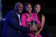 Coco Gauff with her parents - Source: Getty