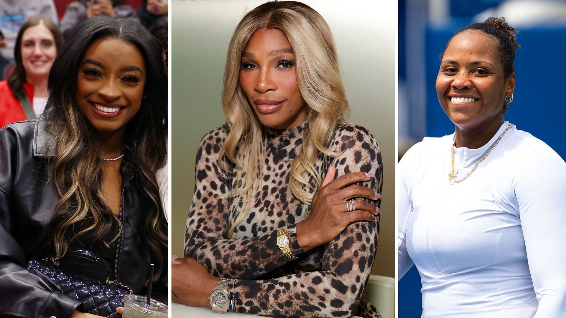 Simone Biles, Serena Williams, Taylor Townsend (Source: Getty)