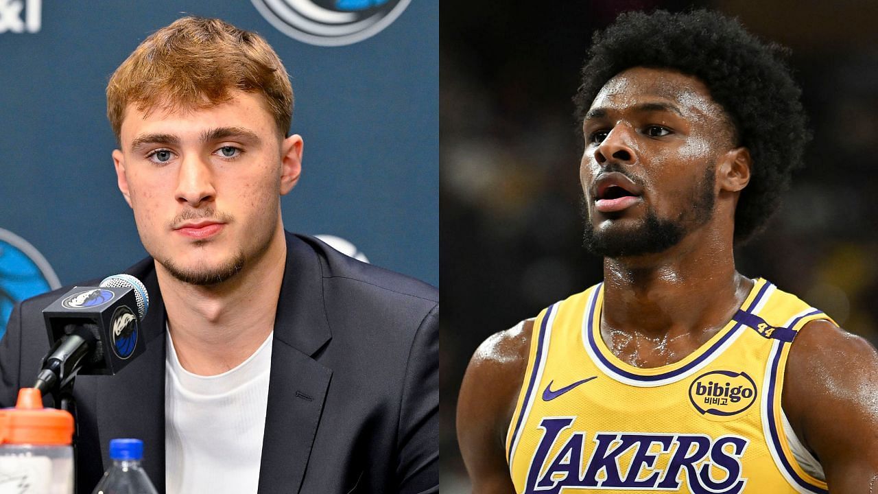 NBA fans react to Bronny James and Cooper Flagg