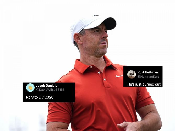 "Rory McIlroy to LIV 2026"; "He’s just burned out" - Fans react to 5x major champ's forgettable outing at the RBC Canadian Open 2025