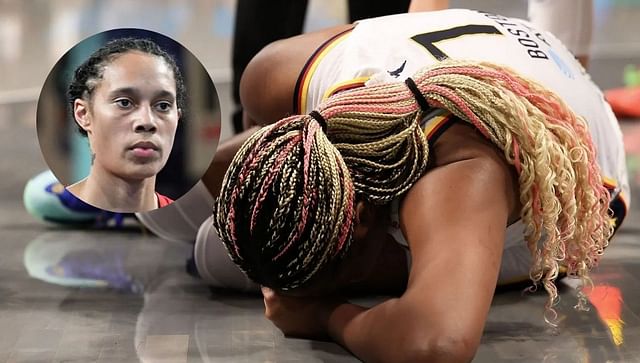 Fever fans react as Brittney Griner elbows Aliyah Boston in the neck: &quot;Cathy Engelbert needs to do something or lose her job&quot; (Image Credit: Getty)