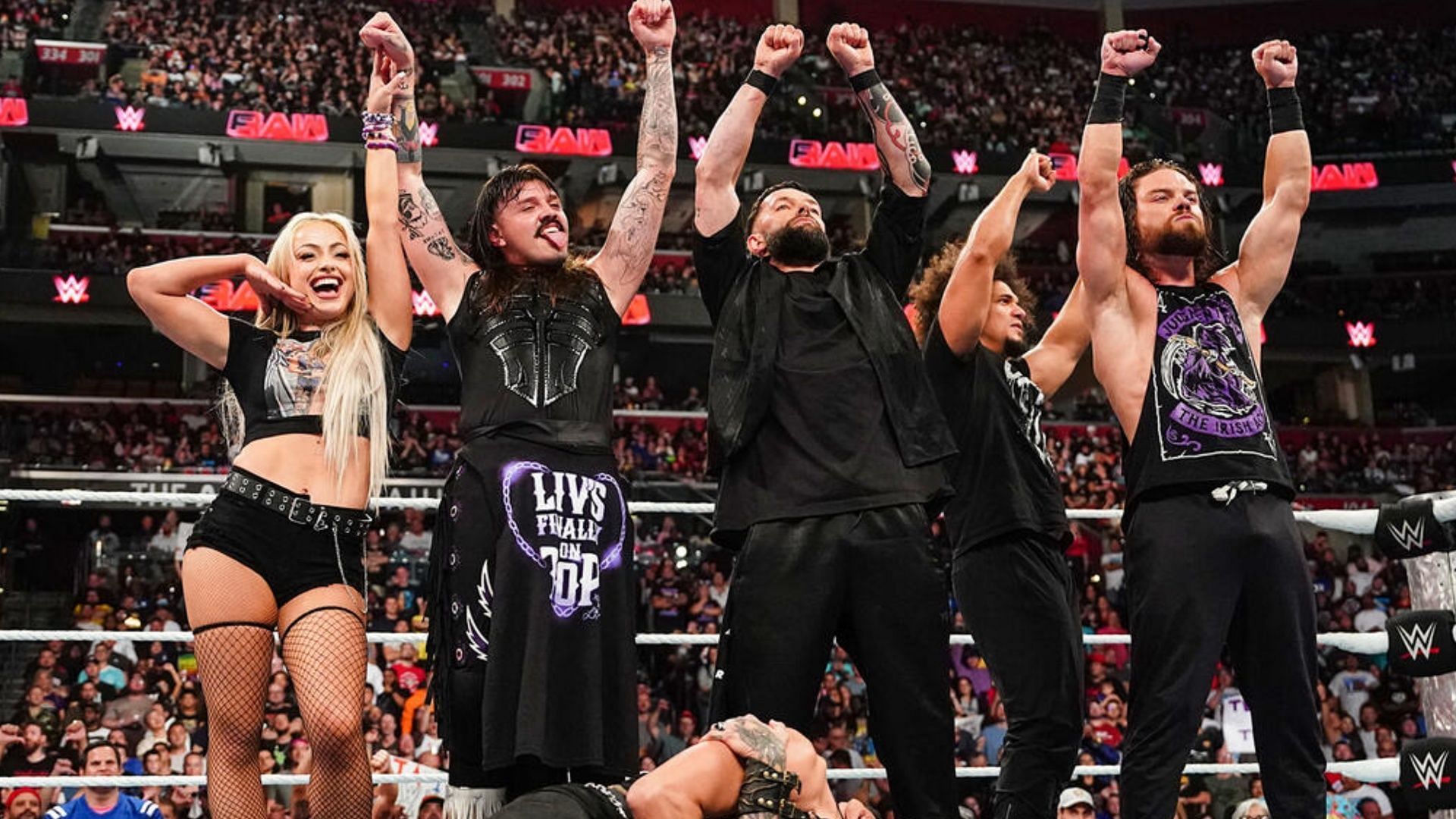 Carlito with the rest of The Judgment Day. (Image credits: wwe.com)