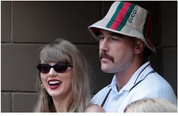 Travis Kelce turns heads with Taylor Swift, styling Givenchy outfit at Tight End University event