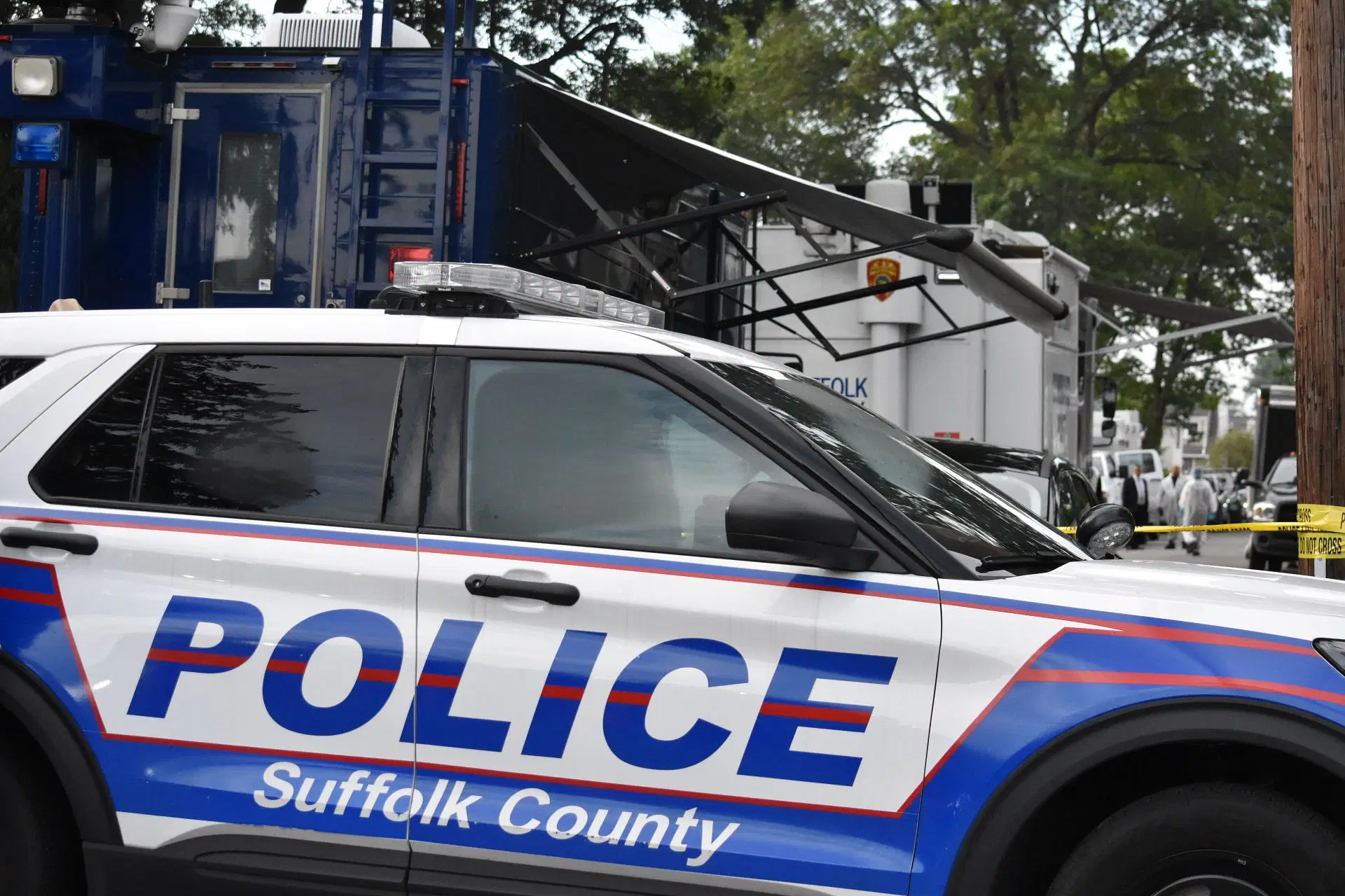 Investigators bring out evidence and search suspects home - Source: Getty