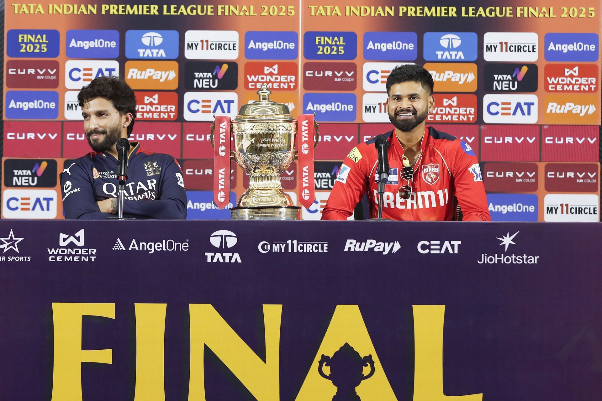 2025 IPL: Final - Royal Challengers Bengaluru v Punjab Kings - Captain
