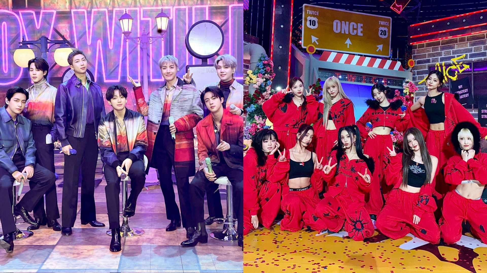 BTS and TWICE retain No.1 spots in Japan