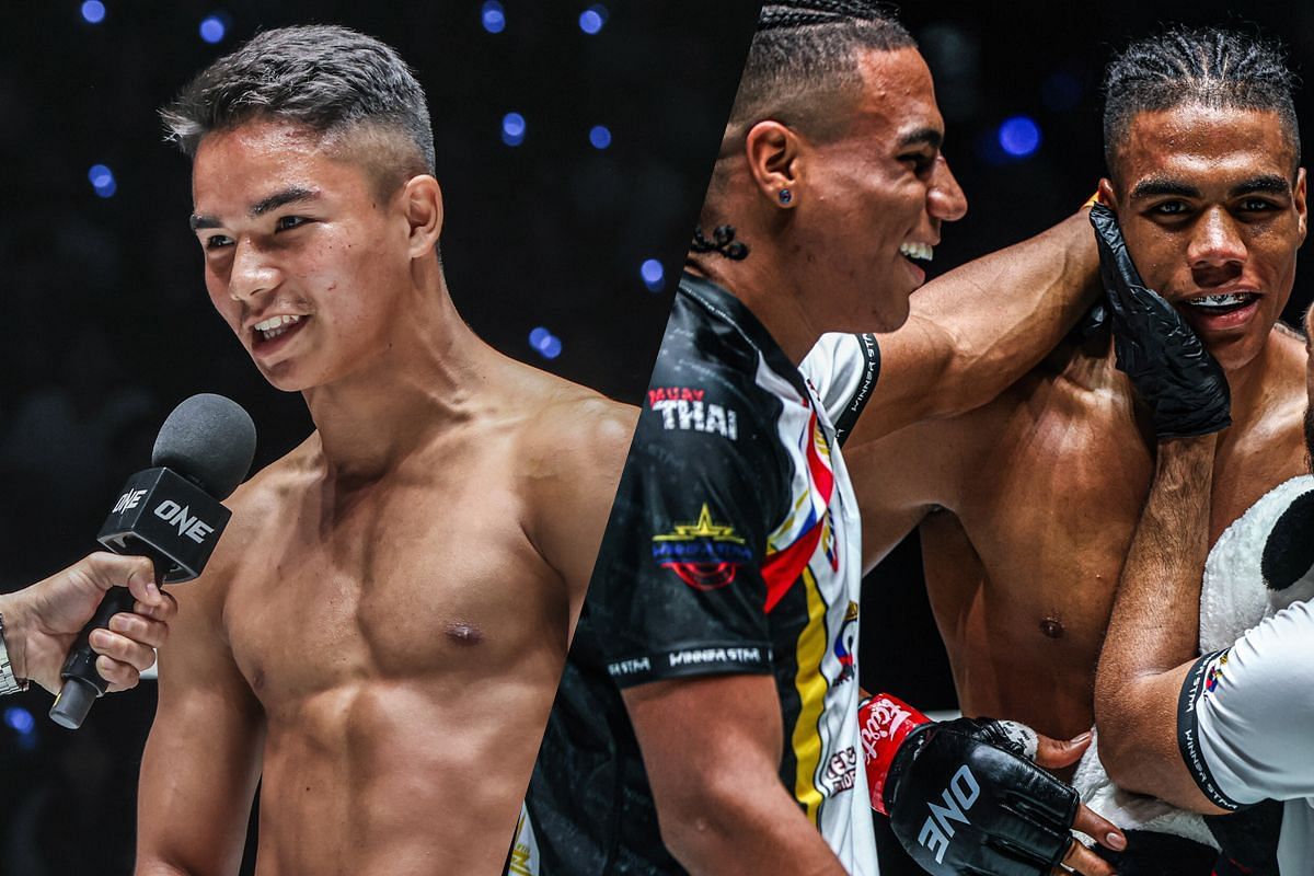 Johan Ghazali, Johan and Jordan Estupinan - Photo by ONE Championship