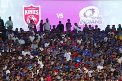 Fans at Narendra Modi Stadium chant 'RCB, RCB' towards closing stages of PBKS vs MI IPL 2025 Qualifier 2 [Watch]