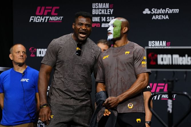 Francis Ngannou praises Kamaru Usman's return to form at UFC Atlanta, calls it 'inspiring' after tough stretch