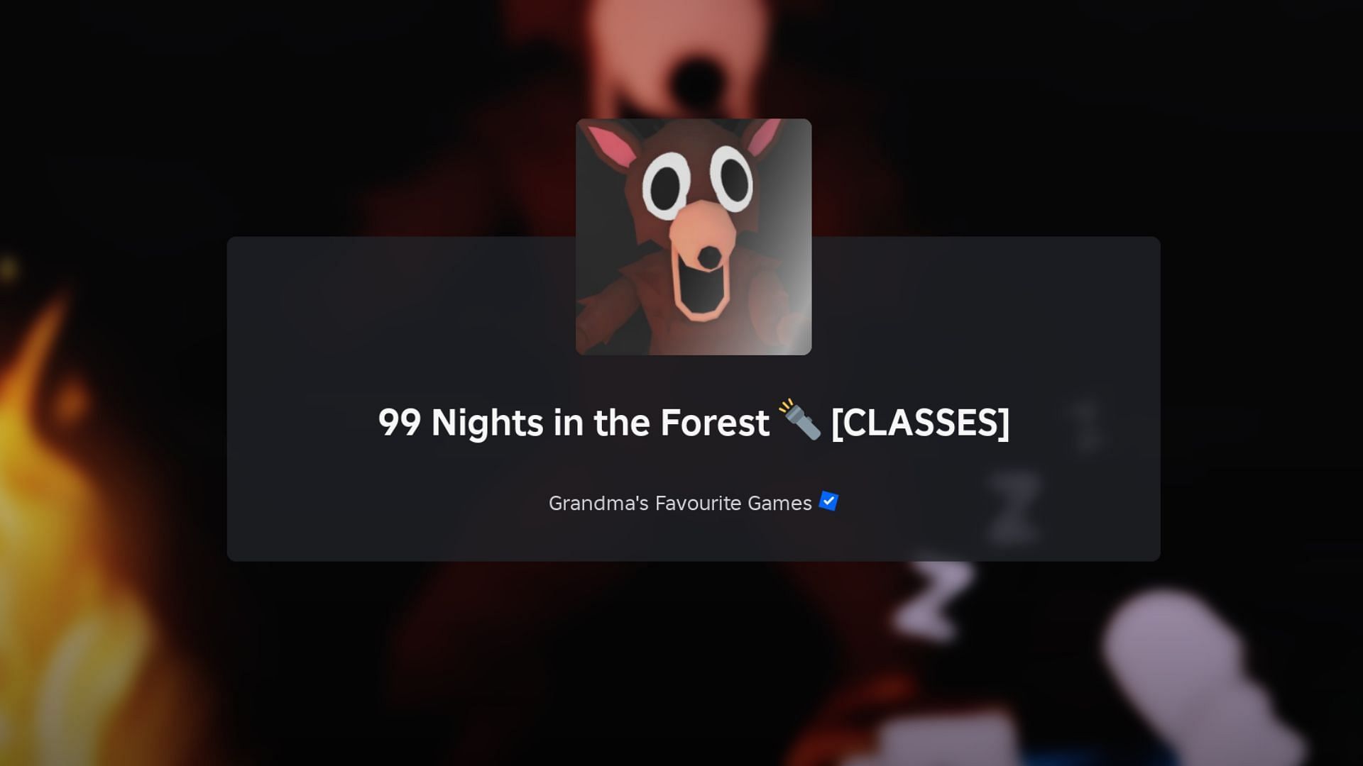 99 Night in the Forest loading screen