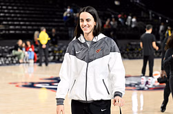 "When CC makes it rain, it pours" - $29.8 billion sports giant amped after Caitlin Clark's jaw-dropping logo shot in injury return game vs. Liberty