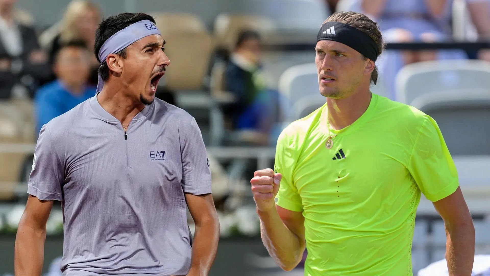 Lorenzo Sonego vs Alexander Zverev - Image Source: Getty