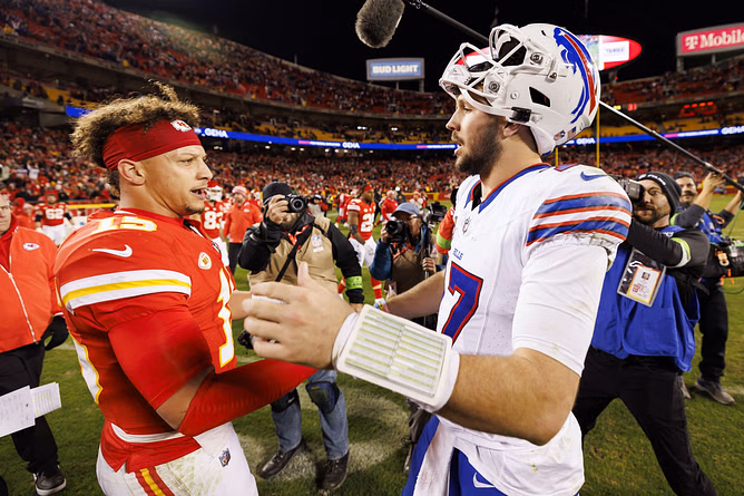 "He's become THE guy" - NFL Analyst boldly dethrones Patrick Mahomes in favor of Josh Allen as top QB