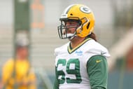 Former Green Bay Packers offensive lineman David Bakhtiari - Source: Getty