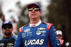 Kyle Busch takes the blame for early spin that triggered multi-car wreck in Viva Mexico 250