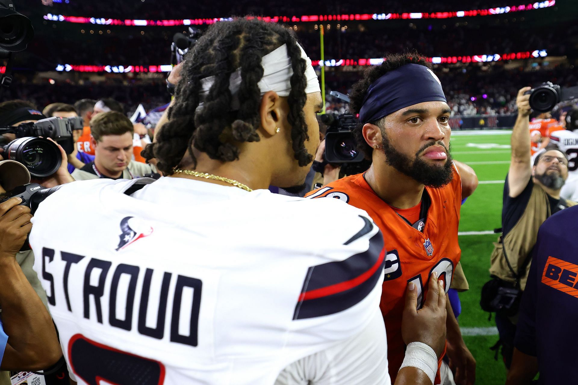 C.J. Stroud makes feelings known on advising Caleb Williams as Bears QB heads into sophomore season