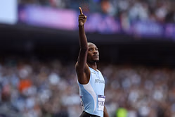 Olympic gold medalist Letsile Tebogo steps into ‘pilot’ shoes during Austria trip