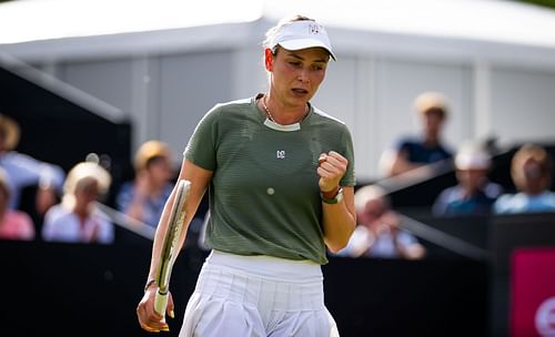 Donna Vekic at the Bad Homburg Open 2025. (Photo: Getty)