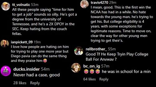 Image via the comments of the Instagram post.