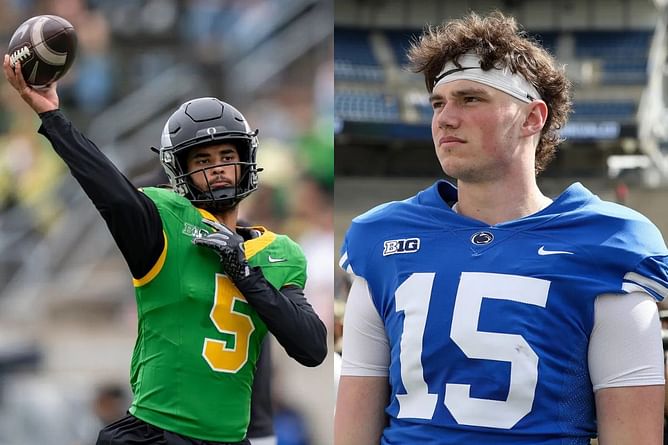 “Dante is gonna flop”, “Drew Allar at #1 is wild”: CFB fans divided as Josh Pate ranks Big Ten QBs for upcoming season