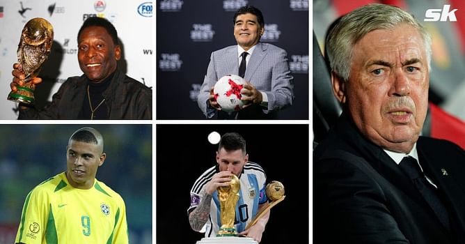 “Truly something special” - Carlo Ancelotti picks GOAT among Lionel Messi, Diego Maradona, Pele and Ronaldo Nazario