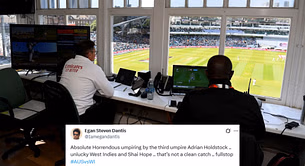 "Absolute Horrendous umpiring" - Fans slam TV Umpire for controversial decisions on Day 2 of WI vs AUS 1st Test