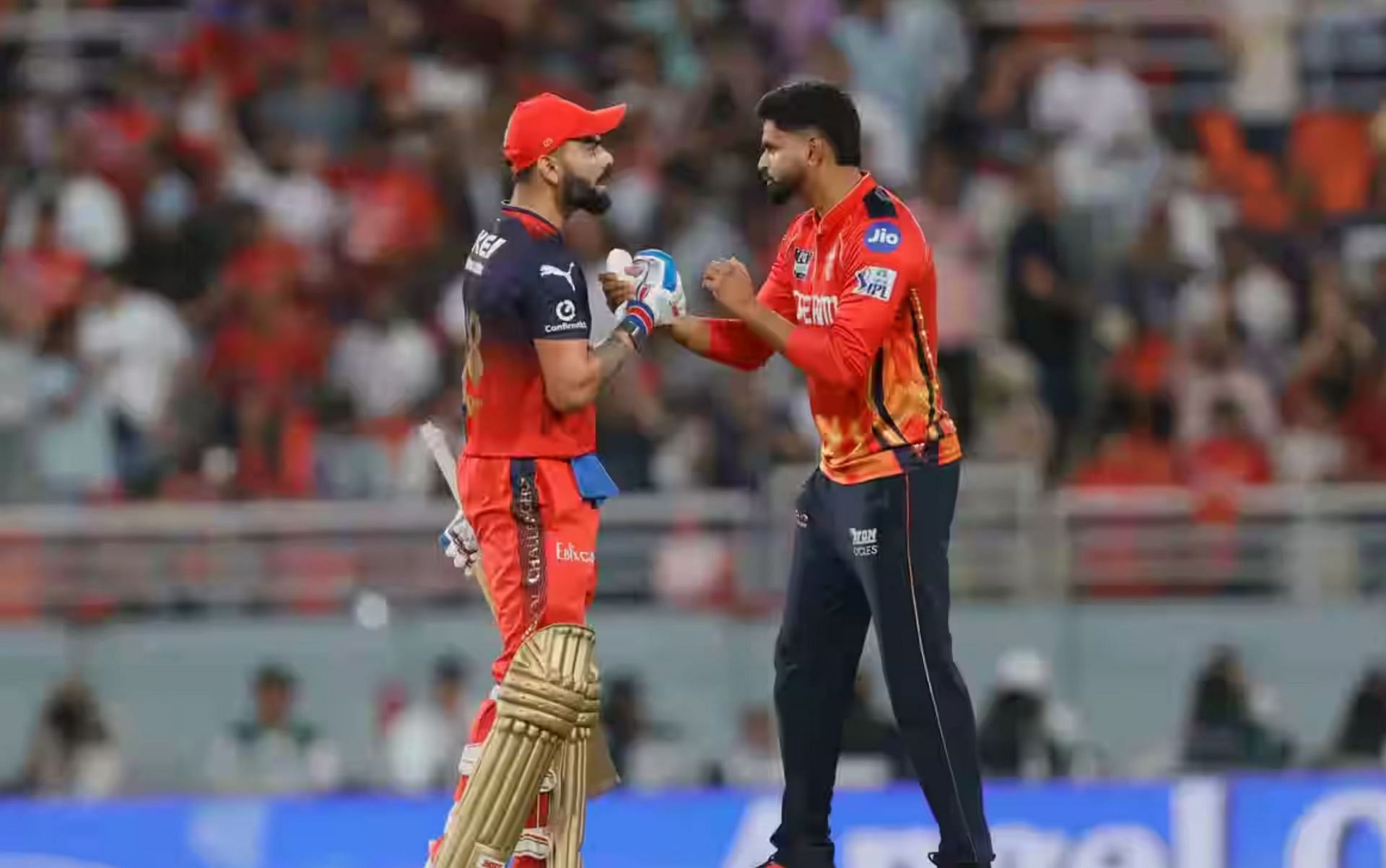 Virat Kohli and Shreyas Iyer during IPL 2025. (Image: bcci.tv)