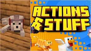 Minecraft Actions & Stuff add-on announces 1.5 update, featuring cuter wolves