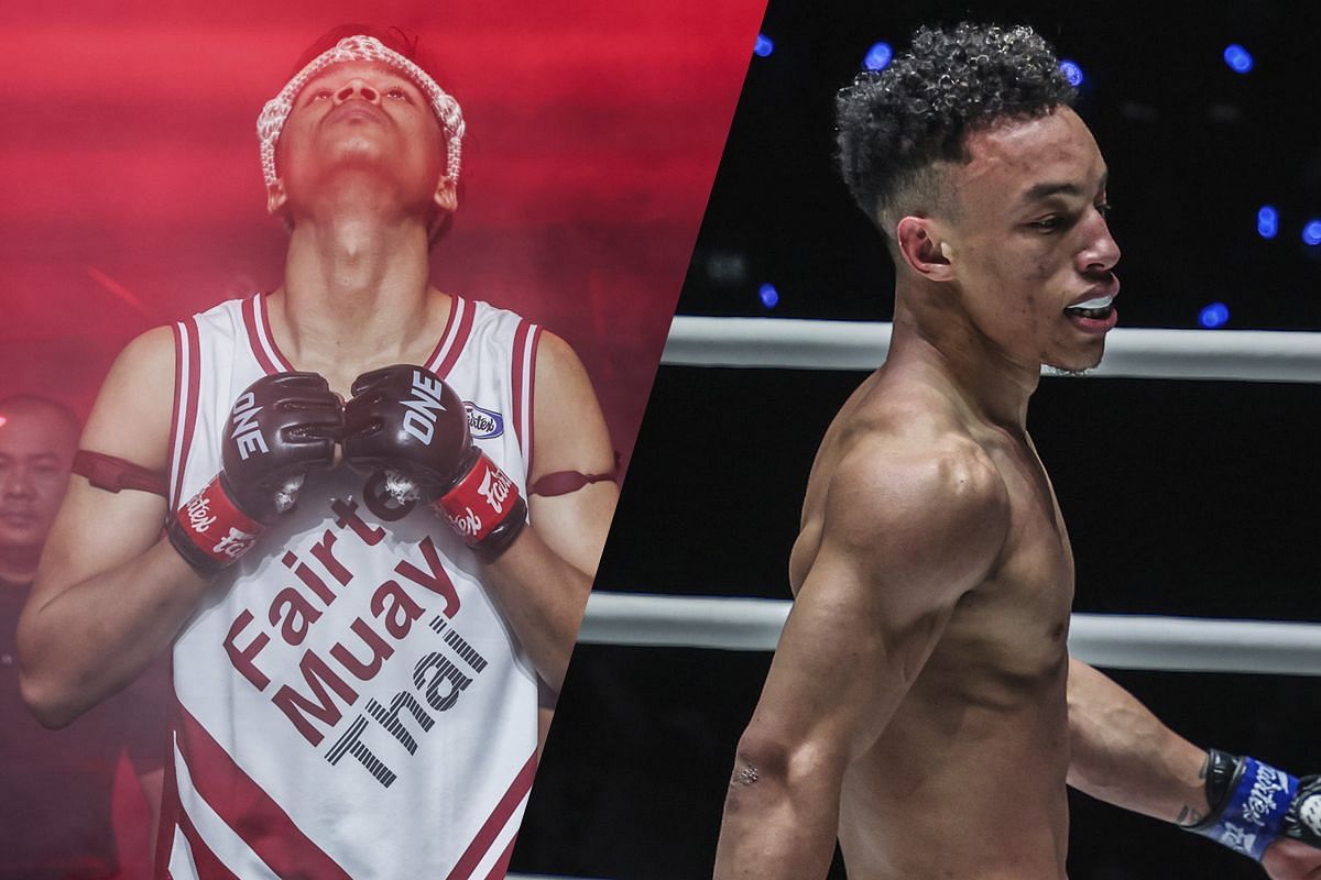 Aliff Sor Dechapan (left) and Elmehdi El Jamari (right). [Photos from ONE Championship]