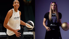 "A'ja Wilson need to leave" - WNBA fans fume after Las Vegas Aces' blowout loss to Kate Martin's Golden State Valkyries