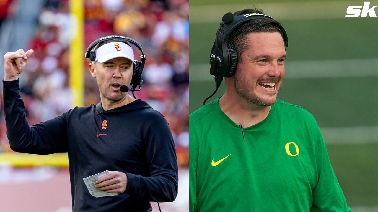 USC trolls Dan Lanning with wild Anchorman pool video as Lincoln Riley leaves no crumbs by landing major commitment from 2026 star