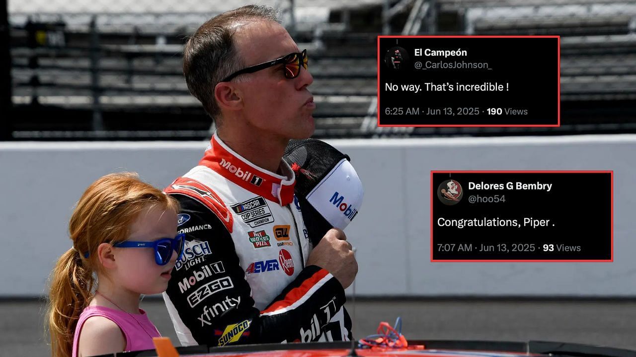 Kevin Harvick and daughter Piper
