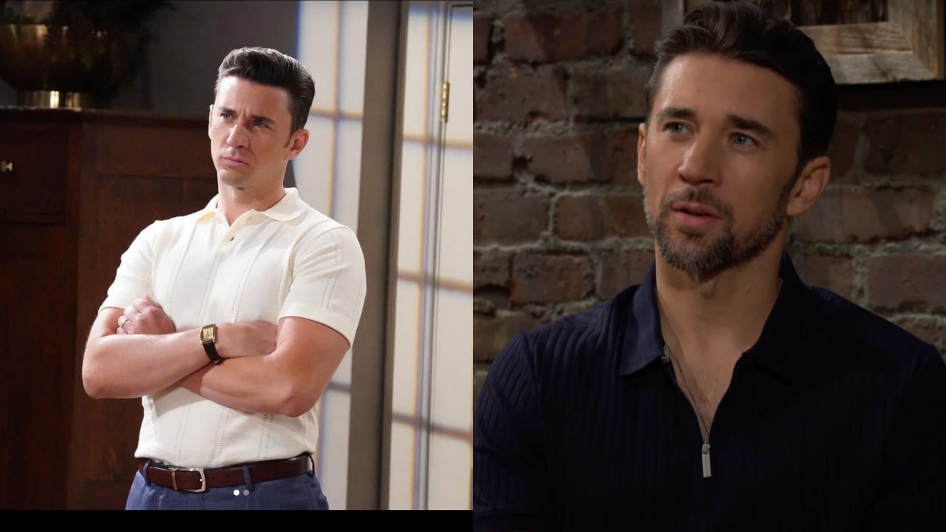 Cane on The Young and the Restless (Image via Instagram/@inlikebillyflynn, Youtube/@Y&amp;R Insider)