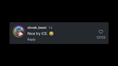 A user reacts (Image via Instagram/pubity)