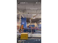 Lee’s Instagram story