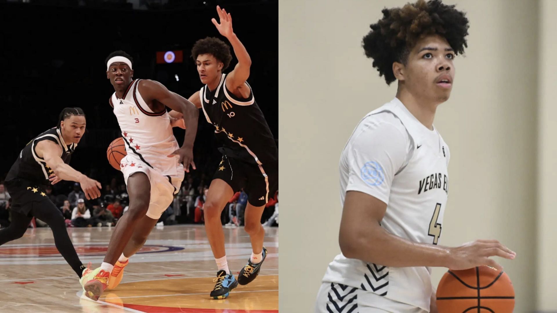 AJ Dybantsa and Tyran Stokes