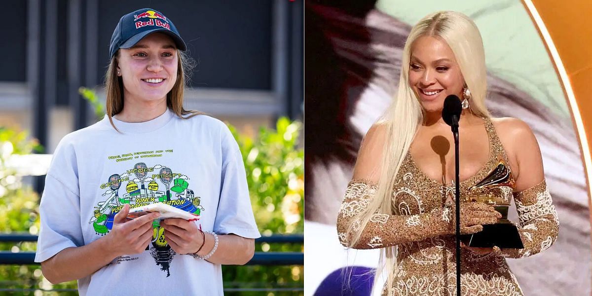 Elena Rybakina attends Beyonce