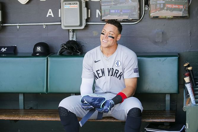 Aaron Judge gives honest reaction on tying Lou Gehrig's record amid series loss to Red Sox