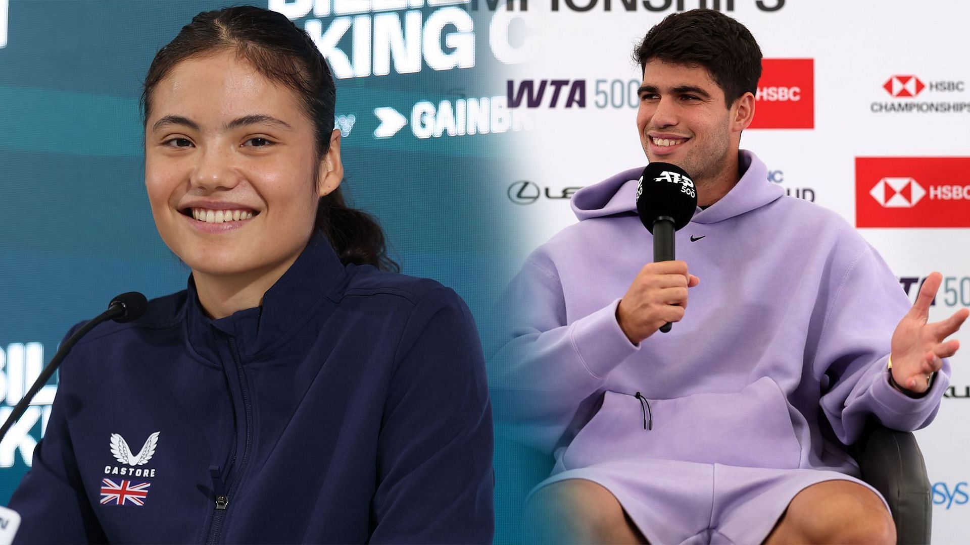 Emma Raducanu laughs off romance rumors with Carlos Alcaraz as she responds to online claims
