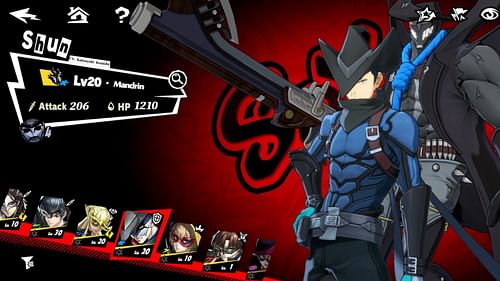 Shun Kano's Overview (Image via ATLUS)