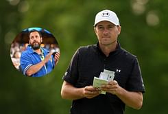 Jordan Spieth pens a three-word reaction while promoting $440M-worth Hollywood star’s golf movie
