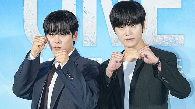 Lee Jung-ha and Kim Do-wan for ONE: High School Heroes (Image Via Instagram/@wavve.official) 
