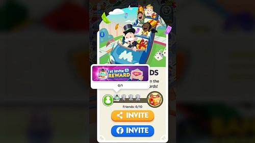 Invite friends to unlock the shield (Image via Scopely)