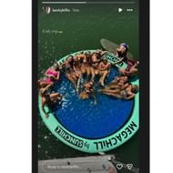 Lane Kiffin's daughter Landry gives a sneak peek of her all-girls lake trip via her latest Instagram Story - Image via Instagram