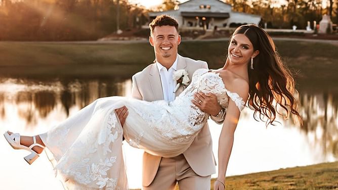 Ladd McConkey's wife Sydney drops wholesome message describing newly-married life with Chargers WR