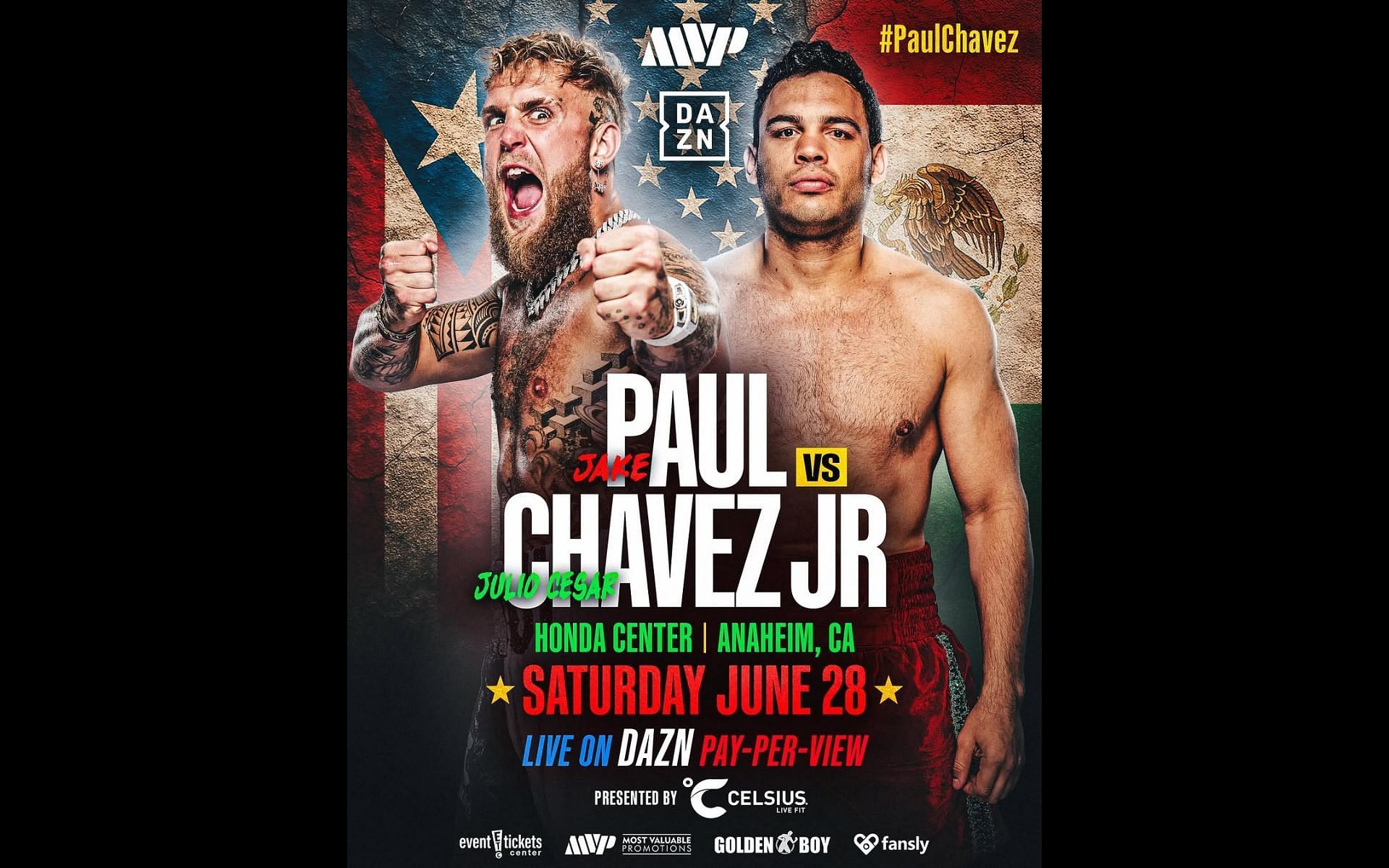 Jake Paul (left) and Julio Cesar Chavez Jr. (right). [Image courtesy: @jakepaul on Instagram]