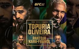 UFC 317 walkout songs: Tracks Ilia Topuria, Charles Oliveira, Alexandre Pantoja, Renato Moicano, and others have used before